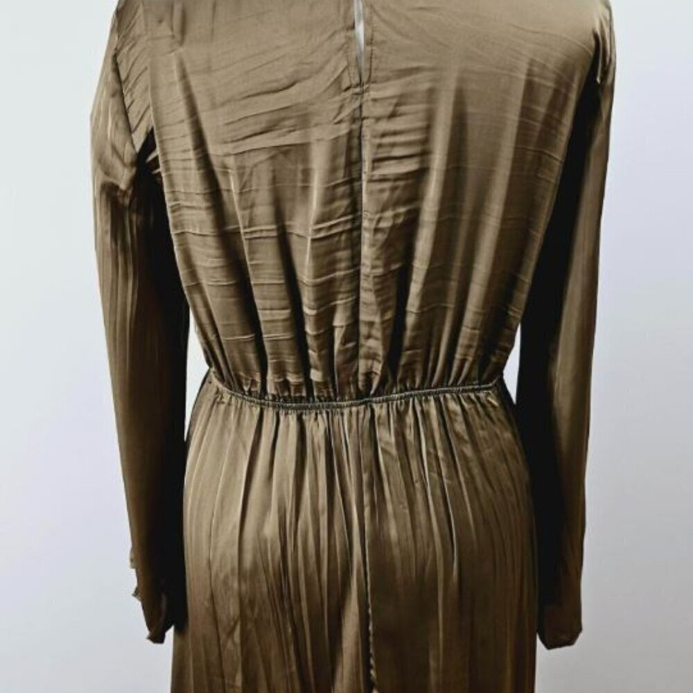 ZARA WOMEN'S KHAKI DRESS SIZE 9878 088 506 - Picture 3 of 5